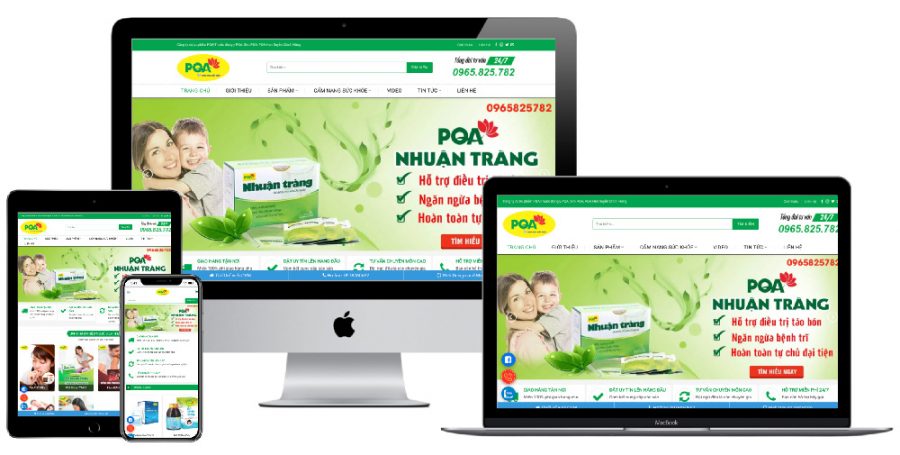 Giao diện website Wordpress nhà thuốc, dược phẩm