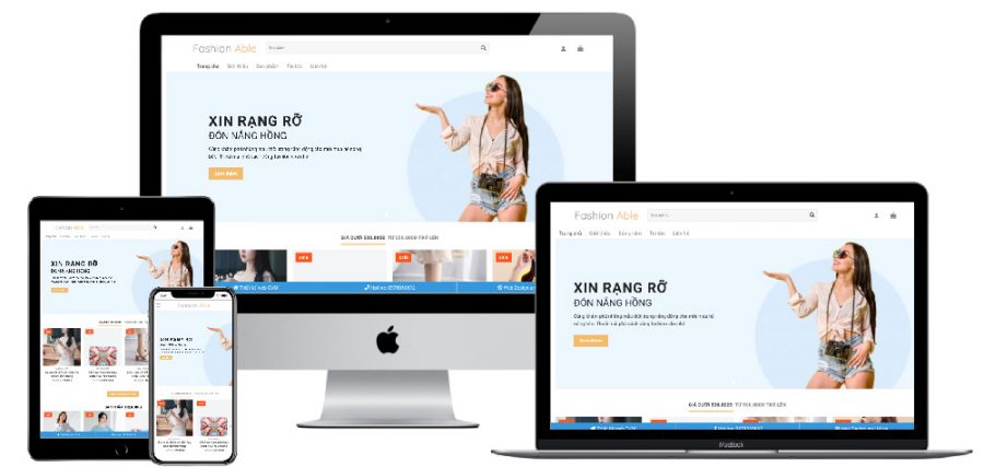 Giao diện webiste WordPress bán thời trang nữ mẫu 11