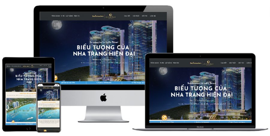 Giao diện website WordPress bất động sản mẫu 8