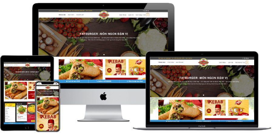 Giao diện website Wordpress nhà hàng ẩm thực